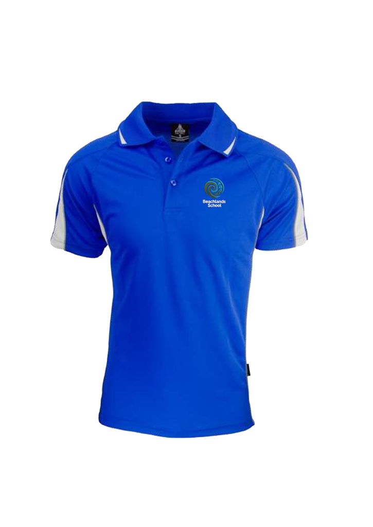 Beachlands School Polo Royal/White